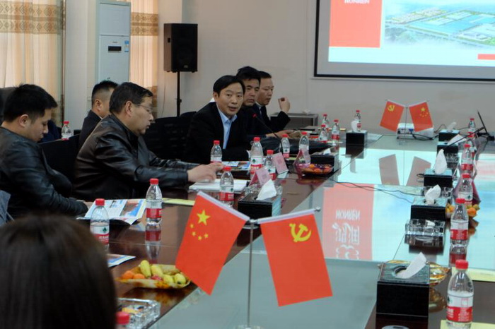 安徽省制衣生產(chǎn)行業(yè)協(xié)會蒞臨公司參觀、視察
