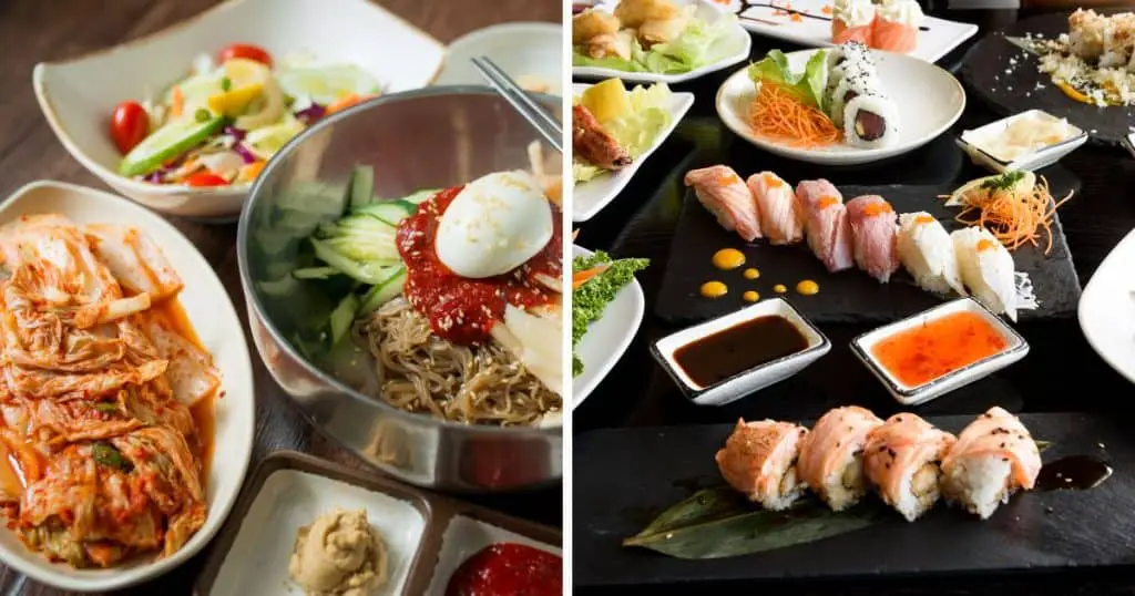 Cuisine - Korea vs Japan